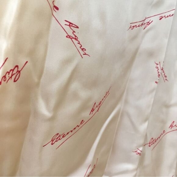 VINTAGE ÉTIENNE AIGNER EQUESTRIAN MAXI TRENCH COAT IN TAN - Picture 12 of 16